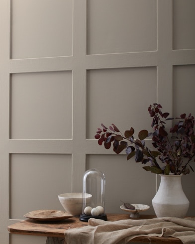 Painted wall with Tweed Coat CSP-85