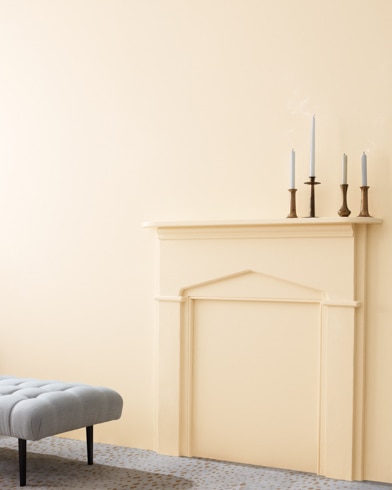 Painted wall with Franklin White CW-200