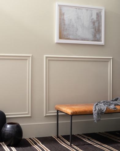 Painted wall with Tyler Gray CW-50