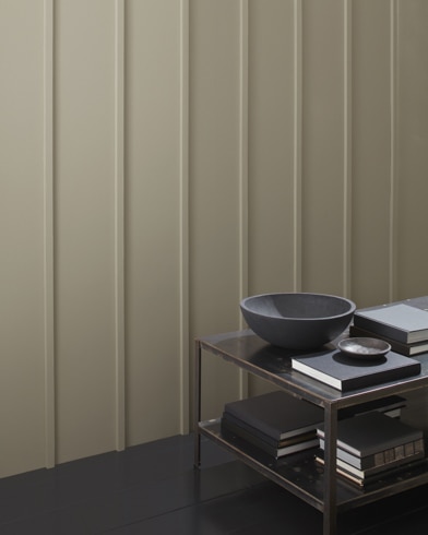 Painted walls with Copley Gray HC-104