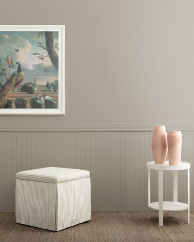 Painted wall with Rockport Gray HC-105