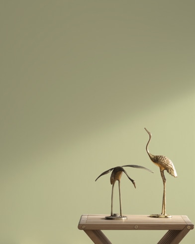 Painted wall with Georgian Green HC-115