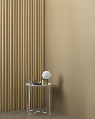 Painted walls with Huntington Beige HC-21