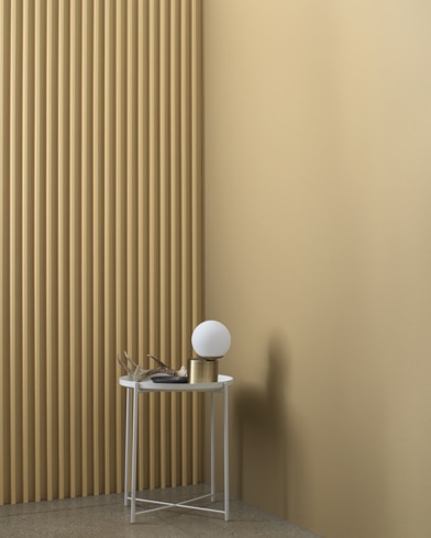 Painted walls with Shelburne Buff HC-28