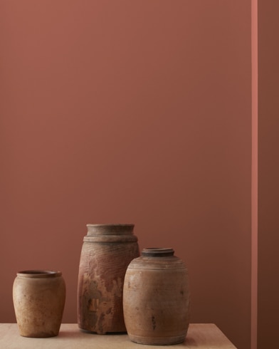 Painted wall with Georgian Brick HC-50