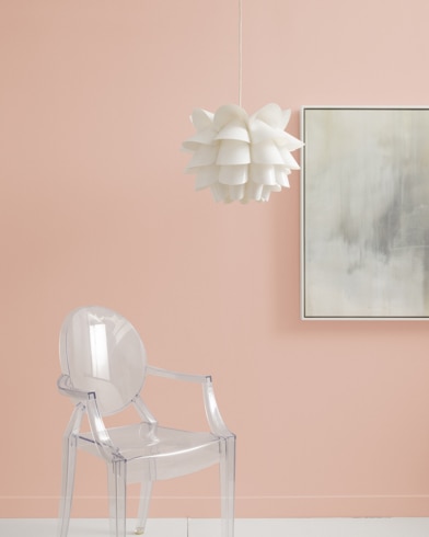 Painted wall with Chippendale Rosetone HC-58