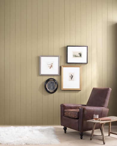 Painted walls with Danville Tan HC-91