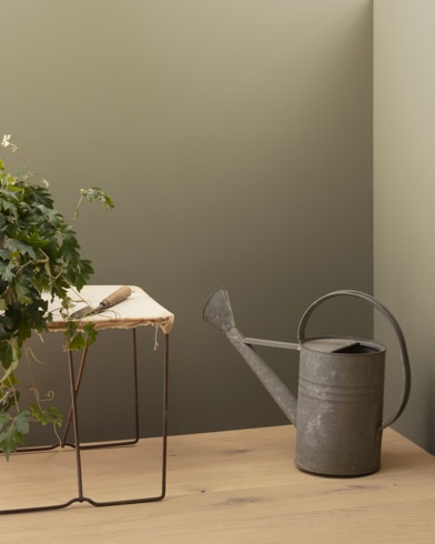 Painted walls with Hancock Gray HC-97