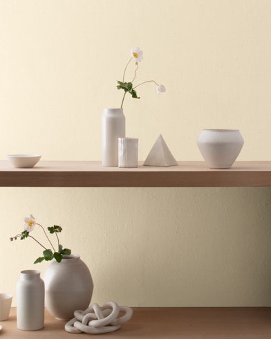 Painted wall with Palace White OC-100