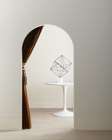 Painted walls with Classic Gray OC-23